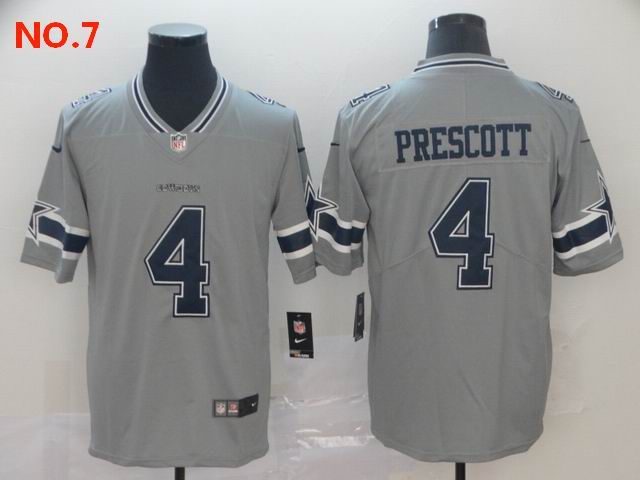 Men's Dallas Cowboys #4 Dak Prescott Jerseys NO.7;